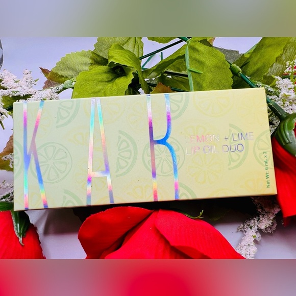 KAB Cosmetics Lemon + Lime Lip Oil Duo - Picture 1 of 9